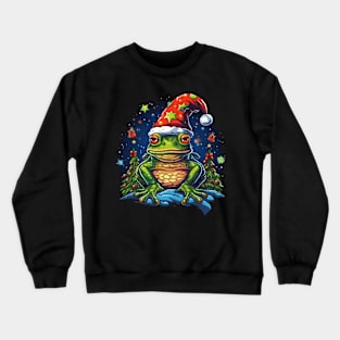 Frog Christmas Crewneck Sweatshirt